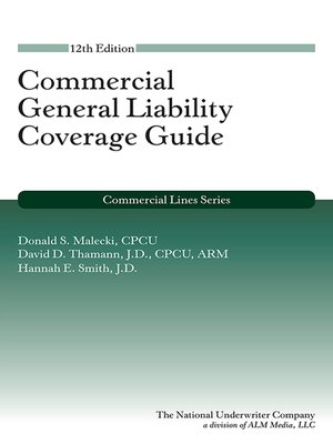 cover image of Commercial General Liability Coverage Guide